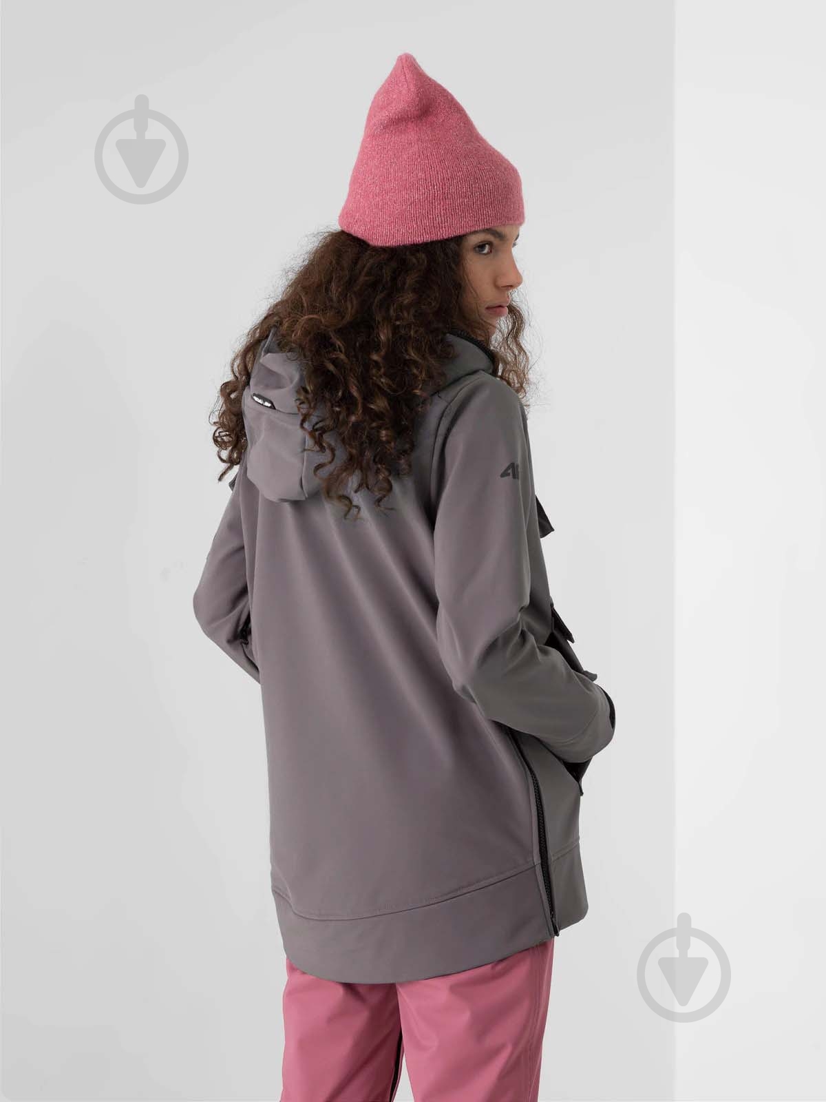 Куртка женская 4F H4Z21-SFD002F-25S р.M серая - фото 4 Куртка женская 4F H4Z21-SFD002F-25S р.M серая - фото 4