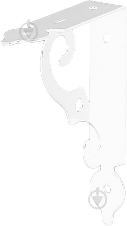 Кронштейн для полок Larvij флюгер белый L7649WH - фото 1