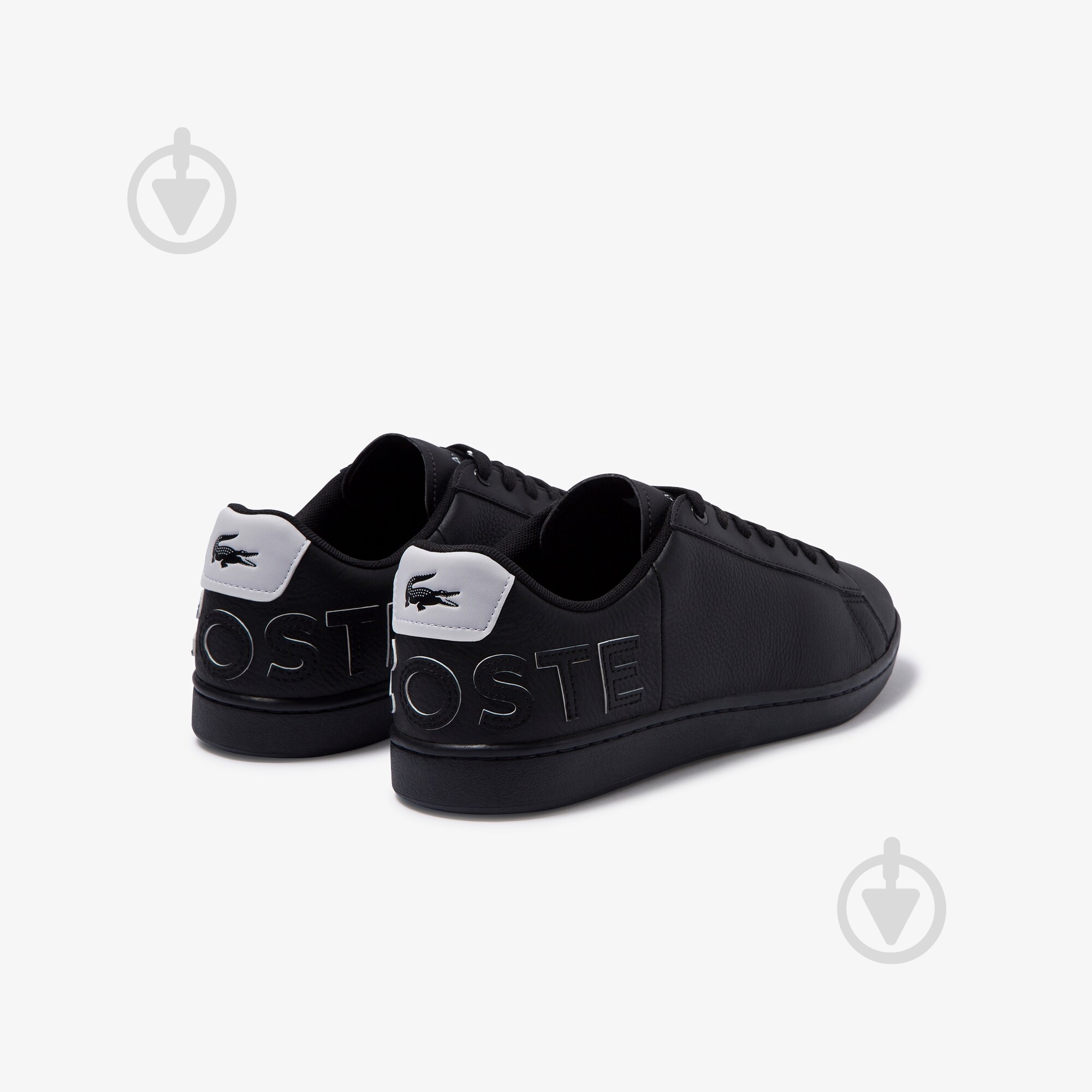 Кроссовки мужские демисезонные Lacoste CARNABY EVO 120 7 US SMA 739SMA0052312 р.45 черные - фото 3