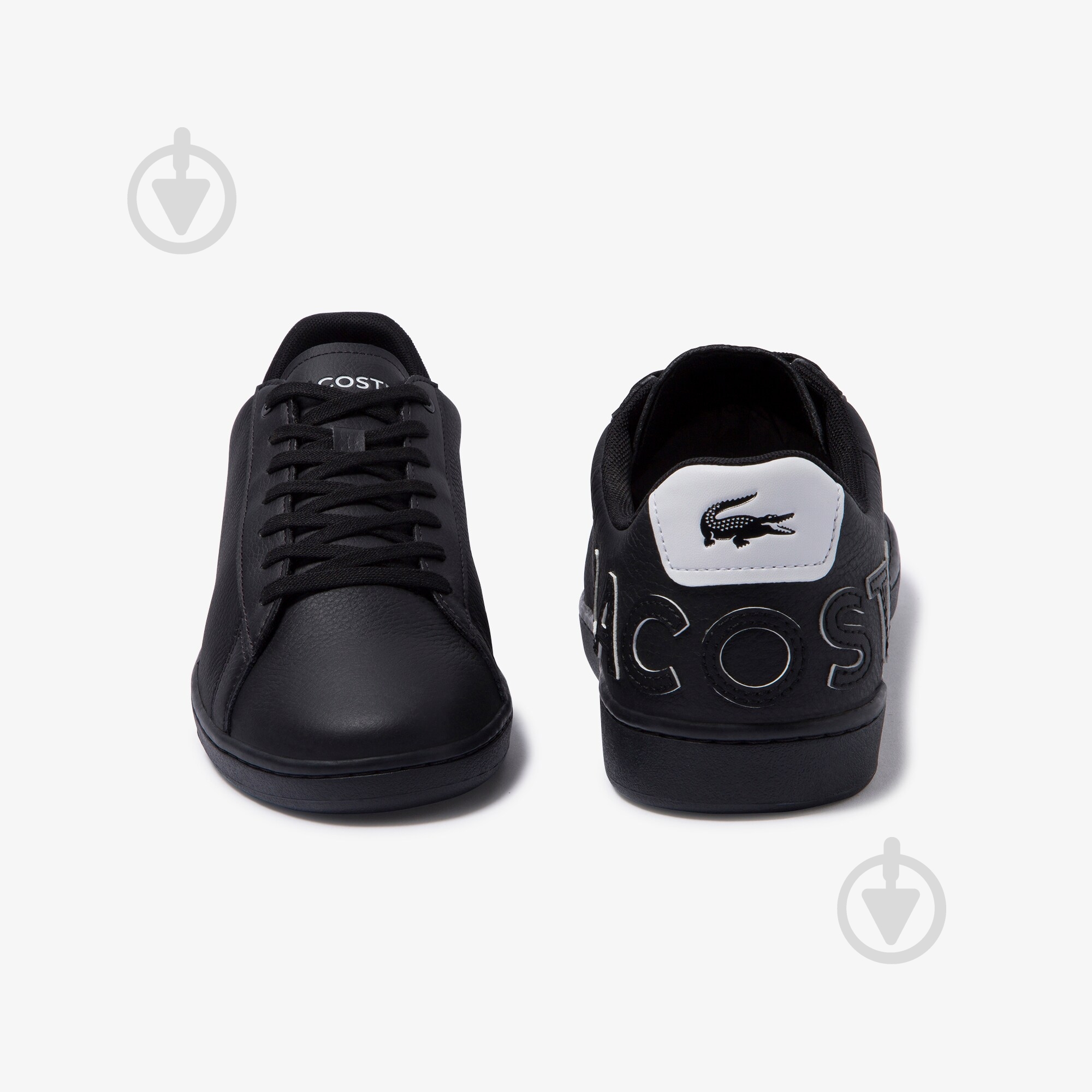 Кроссовки мужские демисезонные Lacoste CARNABY EVO 120 7 US SMA 739SMA0052312 р.45 черные - фото 5