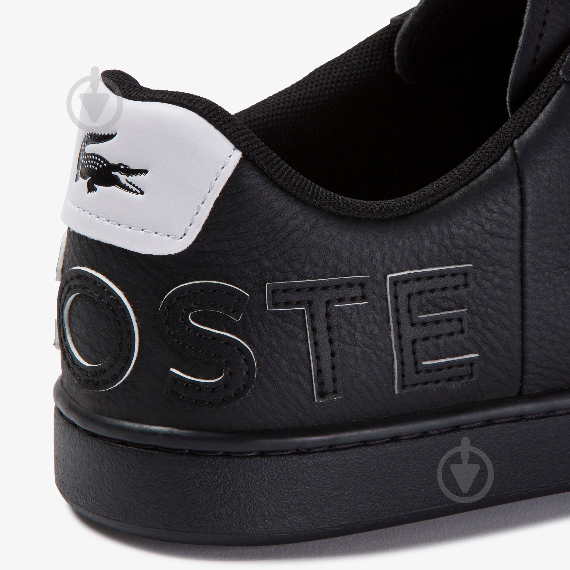 Кроссовки мужские демисезонные Lacoste CARNABY EVO 120 7 US SMA 739SMA0052312 р.45 черные - фото 6
