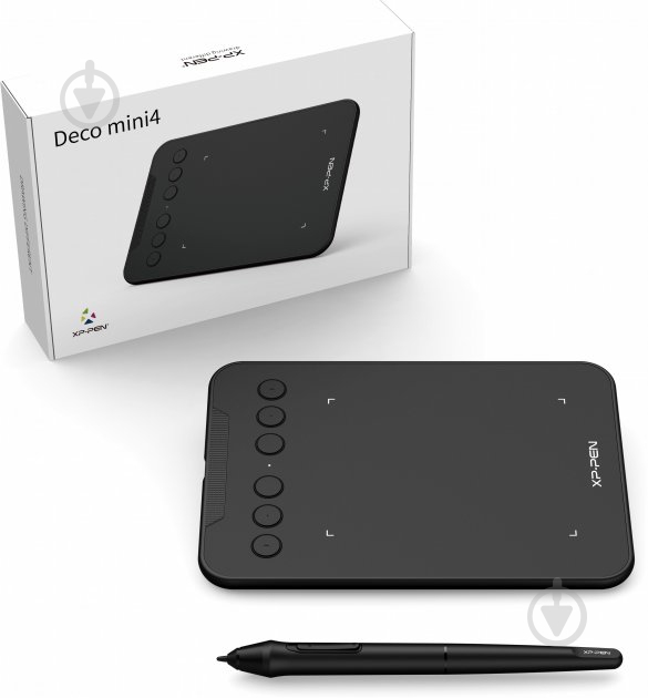 Планшет графический XP-Pen Deco Mini 4 black - фото 4 Планшет графический XP-Pen Deco Mini 4 black - фото 4