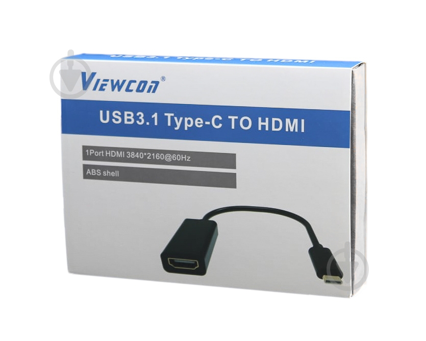 Адаптер Viewcon USB-C на HDMI 0,01 м (TE385) - фото 3 Адаптер Viewcon USB-C на HDMI 0,01 м (TE385) - фото 3