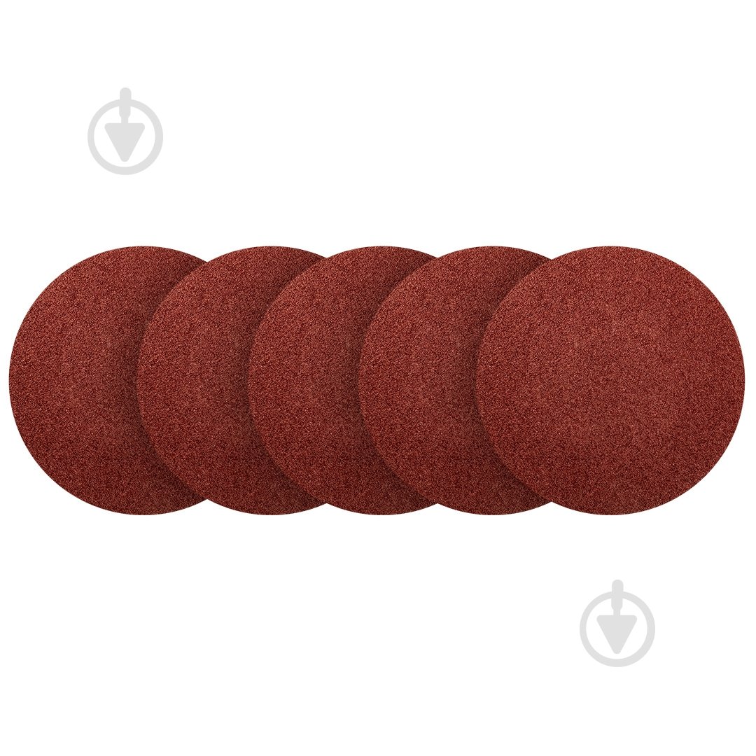 Шліфувальний диск GRAPHITE на липучці P120 150 мм 5 шт. 58T175 - фото 1 Шліфувальний диск GRAPHITE на липучці P120 150 мм 5 шт. 58T175 - фото 1