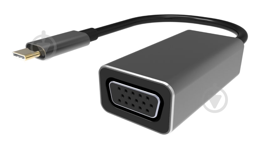 Адаптер Viewcon USB-C на VGA 0,01 м (TE388) - фото 2 Адаптер Viewcon USB-C на VGA 0,01 м (TE388) - фото 2