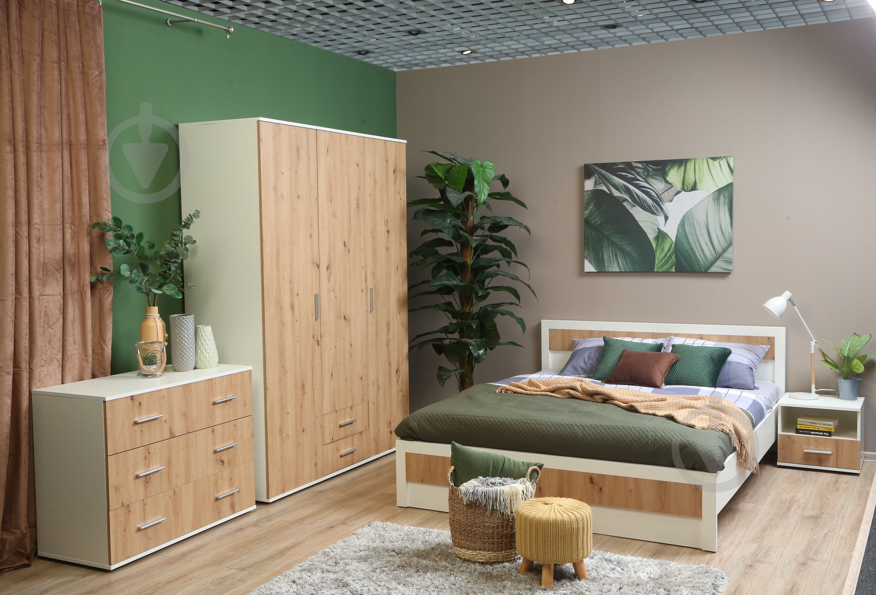 Комод Риека 3Ш Р-КМ1 970х450х776 мм дуб артизан/белый - фото 2 Комод Риека 3Ш Р-КМ1 970х450х776 мм дуб артизан/белый - фото 2