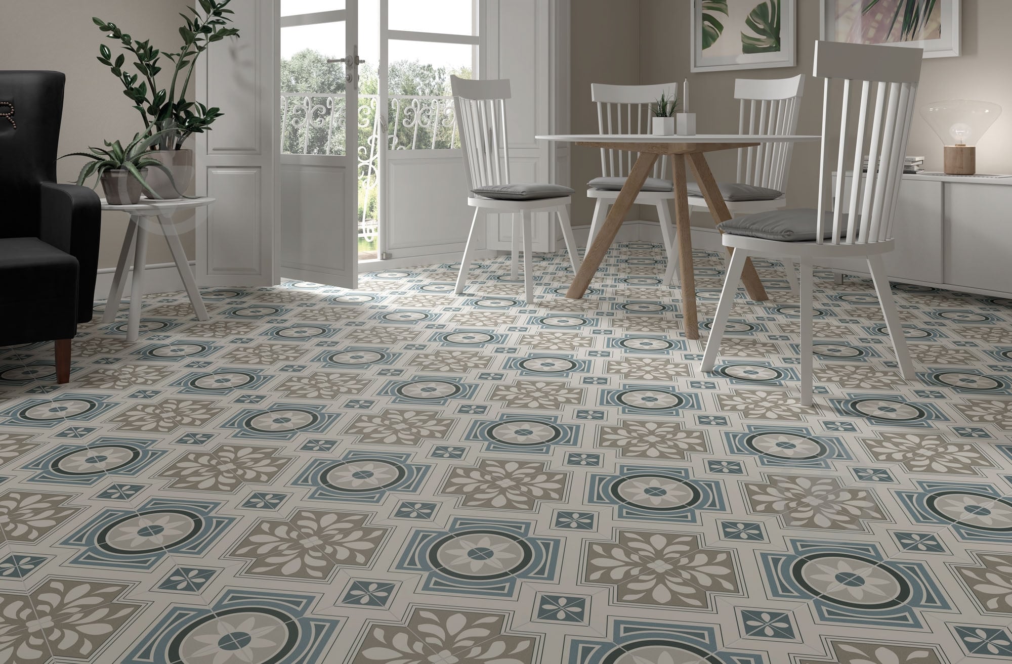 Плитка PERONDA Borneo Grey 45x45 (1,22) - фото 3