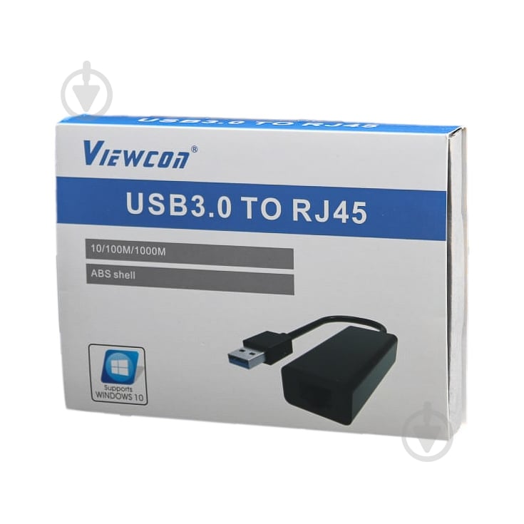Адаптер Viewcon с USB Type-A на Gigabit Ethernet 0,01 м (VE874) - фото 2 Адаптер Viewcon с USB Type-A на Gigabit Ethernet 0,01 м (VE874) - фото 2