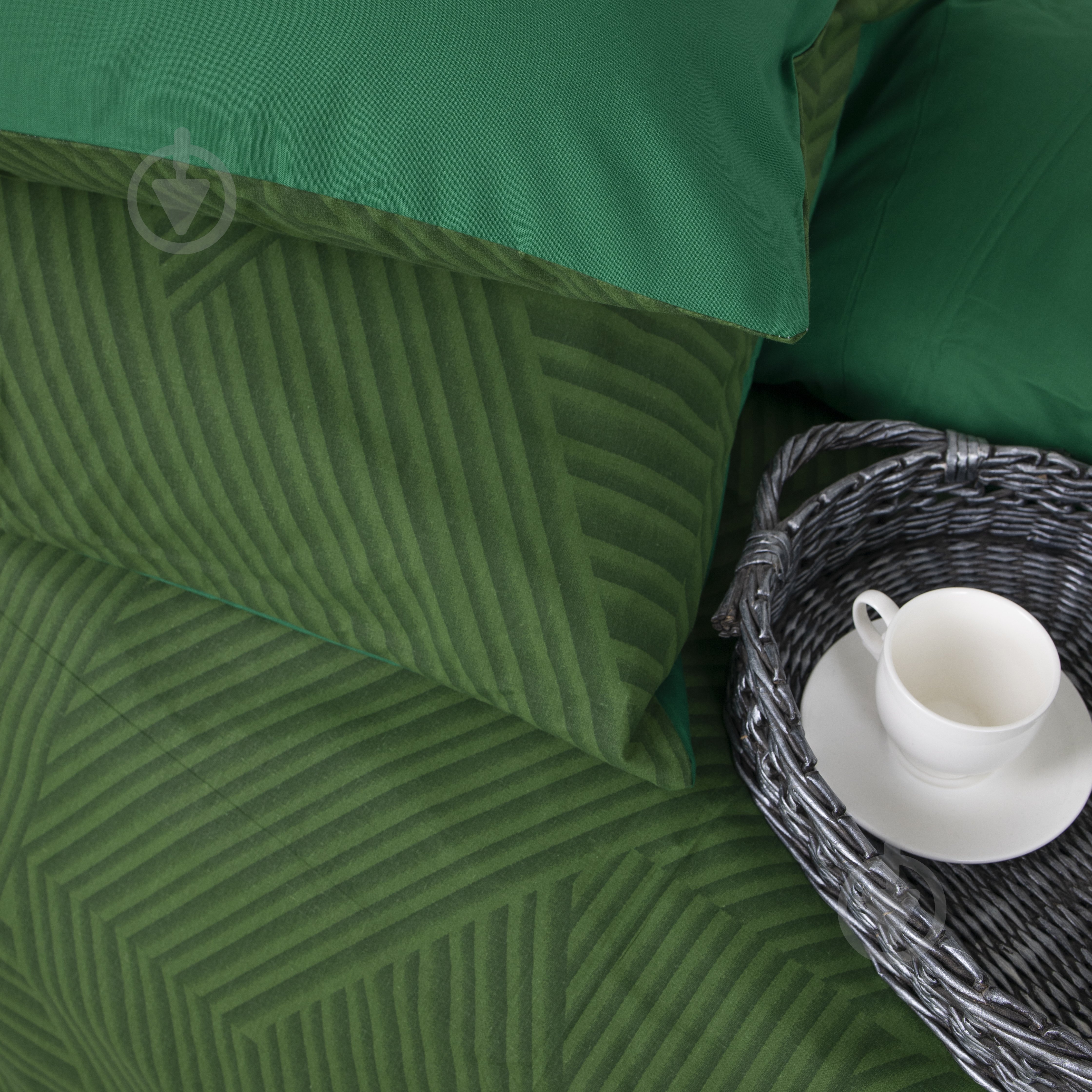 Комплект постельного белья Бязь Ranforce Elite 17-0632 Diamond Emerald 200х220 см мультиколор MirSon - фото 3 Комплект постельного белья Бязь Ranforce Elite 17-0632 Diamond Emerald 200х220 см мультиколор MirSon - фото 3