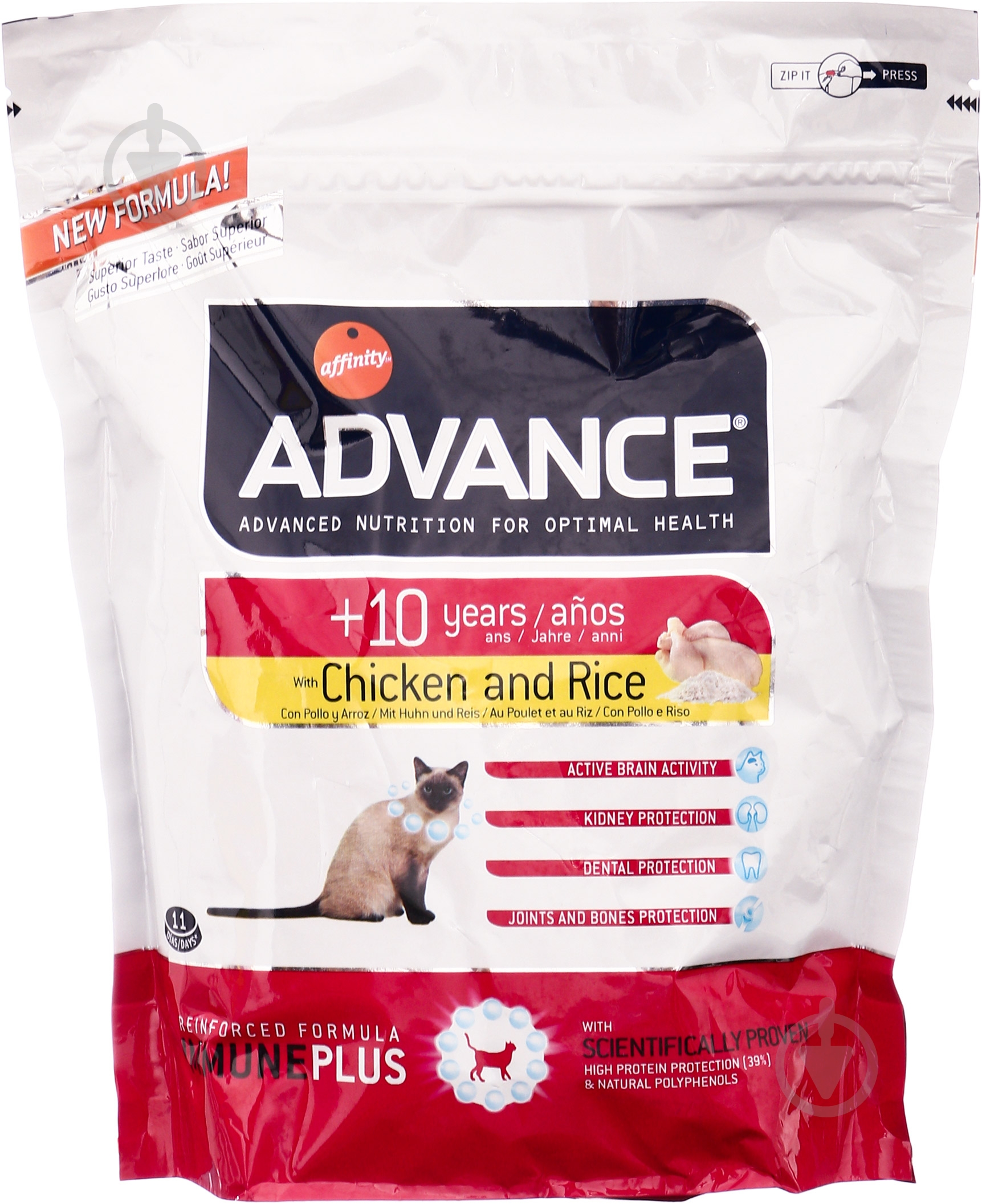 Корм Advance Senior с курицей и рисом 400 г - фото 1