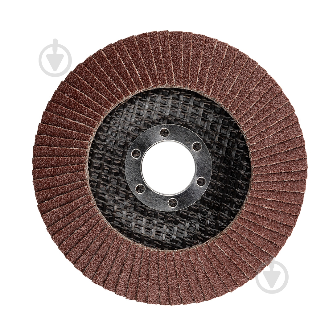 Круг лепестковый GRAPHITE 115 мм P100 58T128 - фото 1 Круг лепестковый GRAPHITE 115 мм P100 58T128 - фото 1