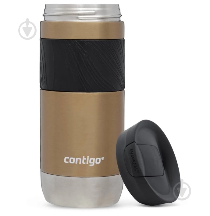 Термочашка Contigo Byron 0,47 л коричнева (2174607) - фото 3