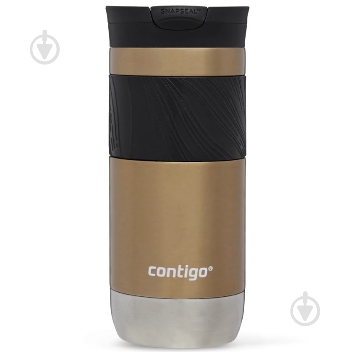 Термочашка Contigo Byron 0,47 л коричнева (2174607) - фото 1
