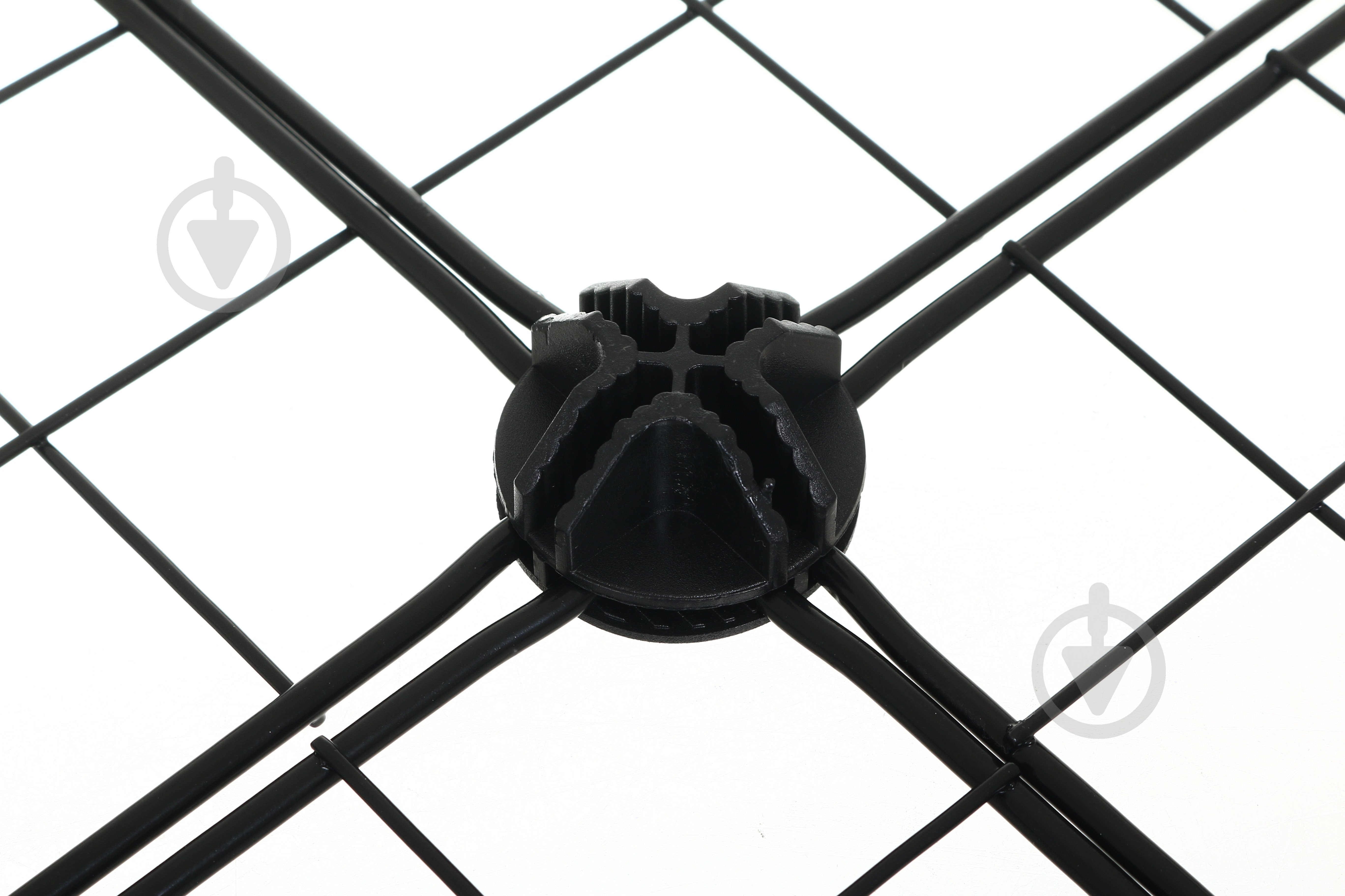 Стеллаж проволочный куб metal сubes storage 9 полок 1105х1105х370 мм черный - фото 9