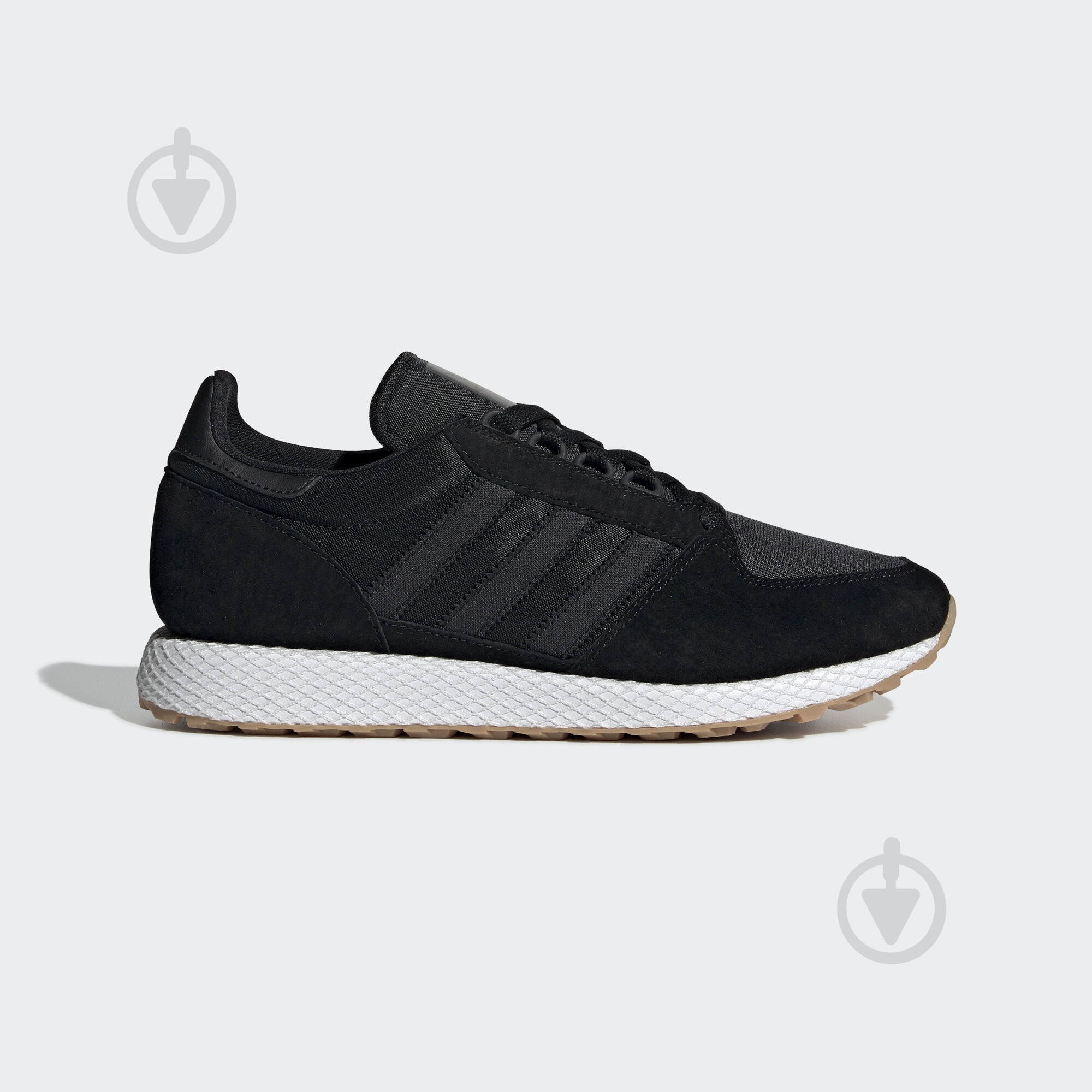 Кроссовки мужские Adidas Forest Grove CG5673 р.44 черные - фото 1