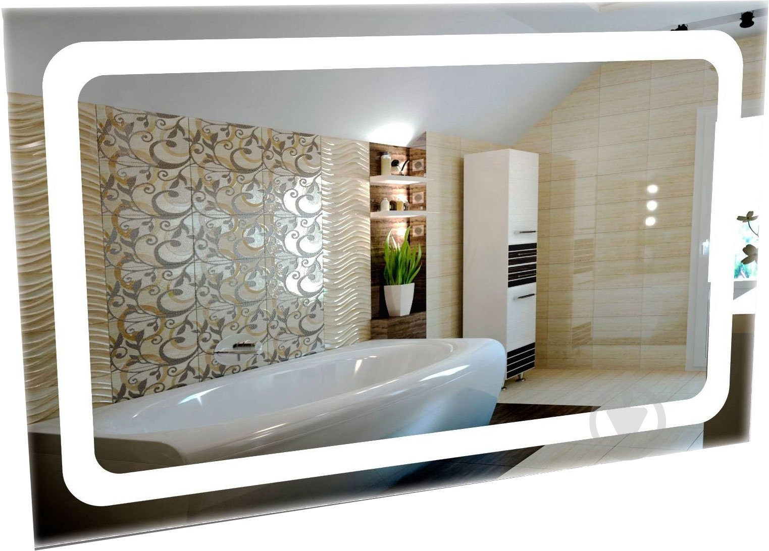 Зеркало SG 6-4 1000х800 LED - фото 1 Зеркало SG 6-4 1000х800 LED - фото 1