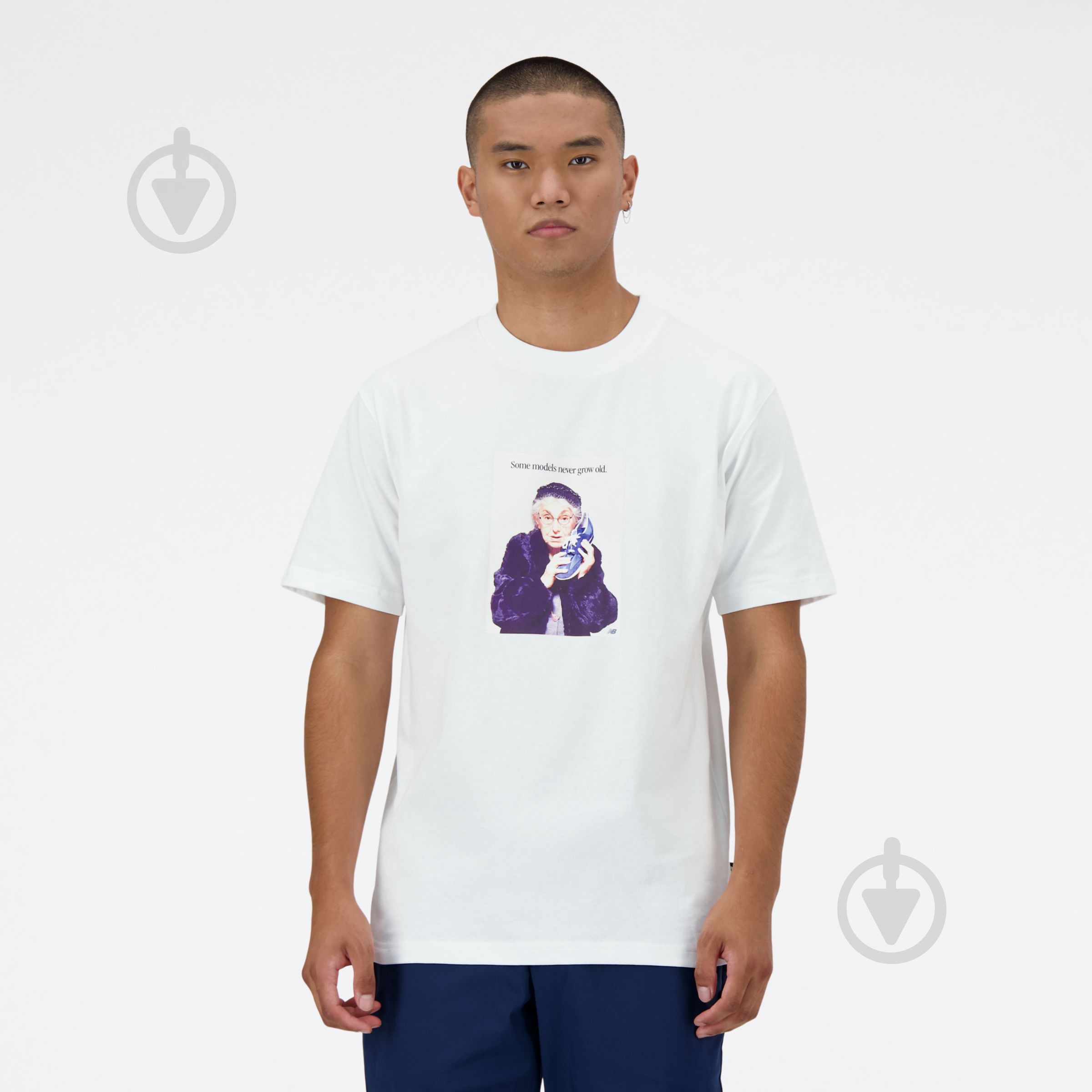 Футболка New Balance MT41548WT р.XL білий - фото 1