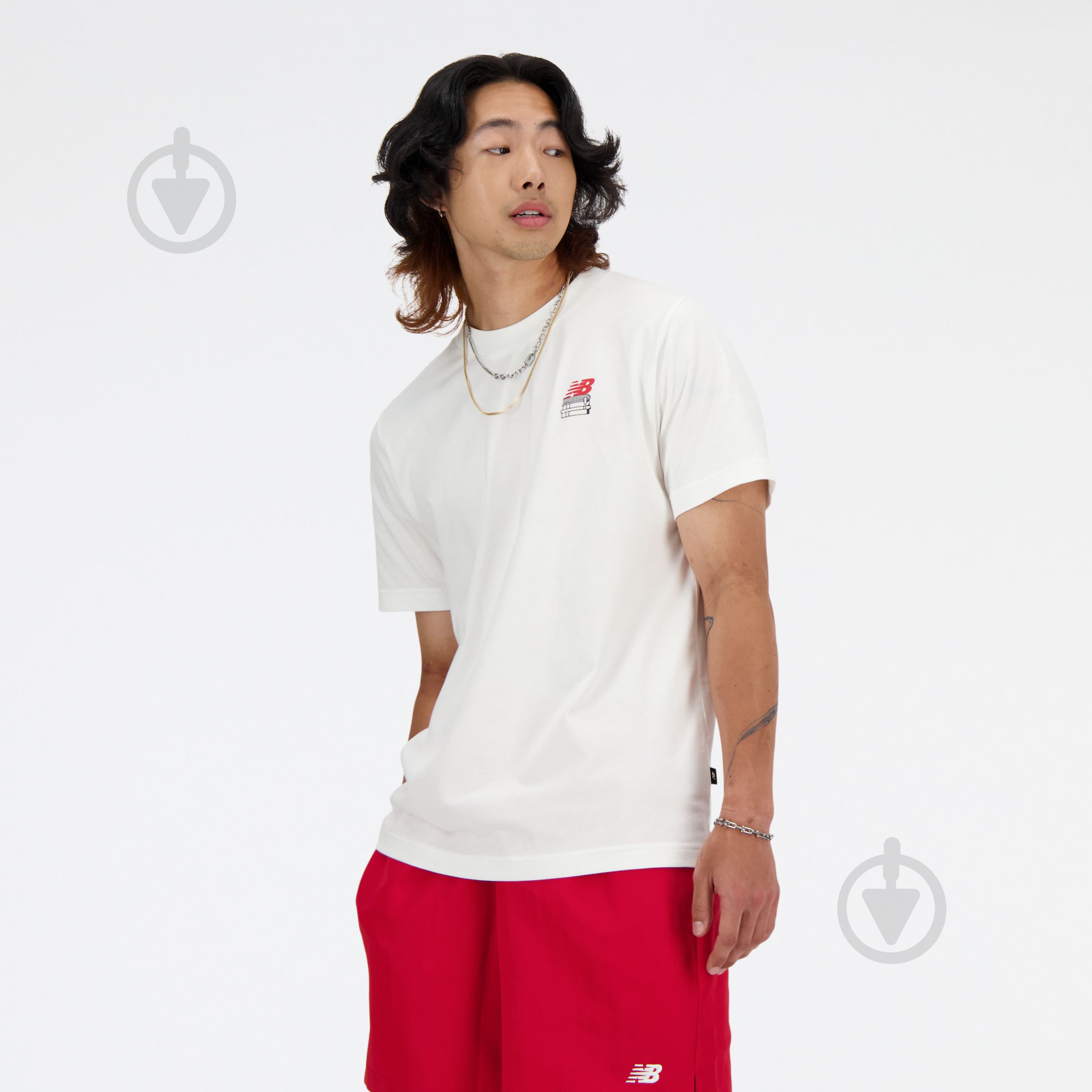 Футболка New Balance MT41586WT р.M белый - фото 2
