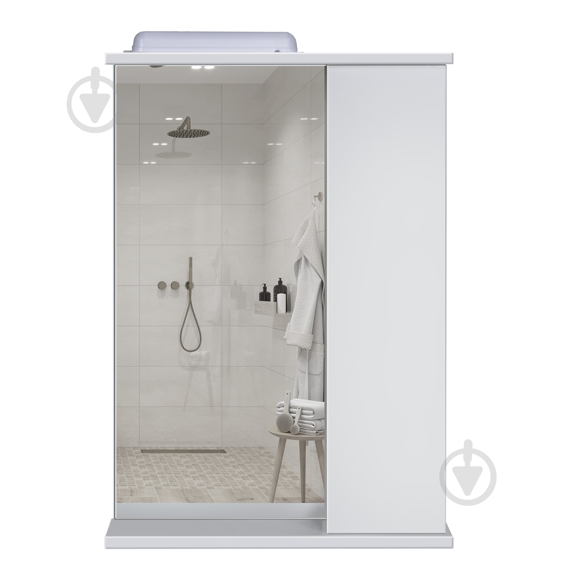 Зеркало Мойдодыр с шкафчиком и съемной полкой СТ-50 - фото 2