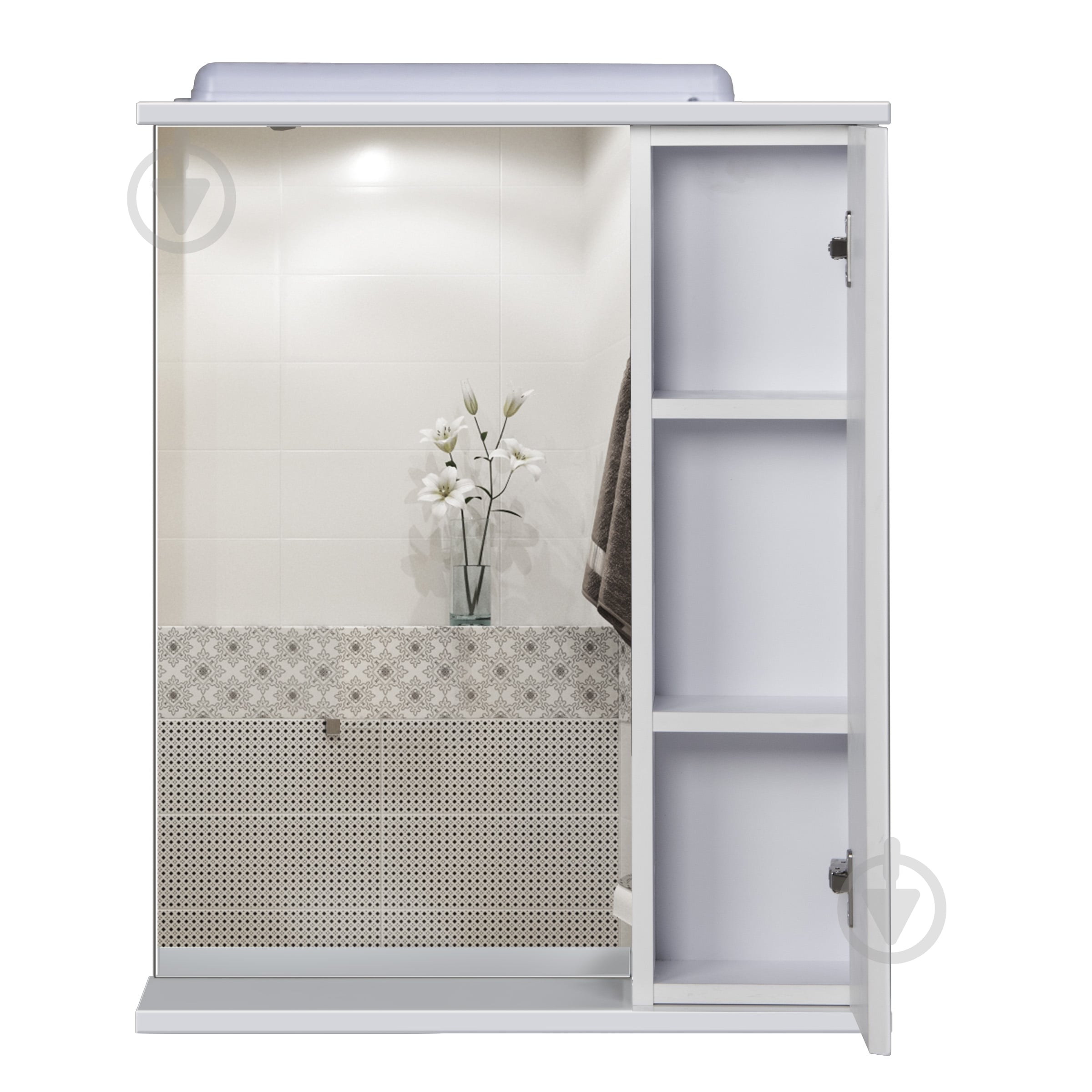 Зеркало со шкафчиком Мойдодыр СТ-60 - фото 3