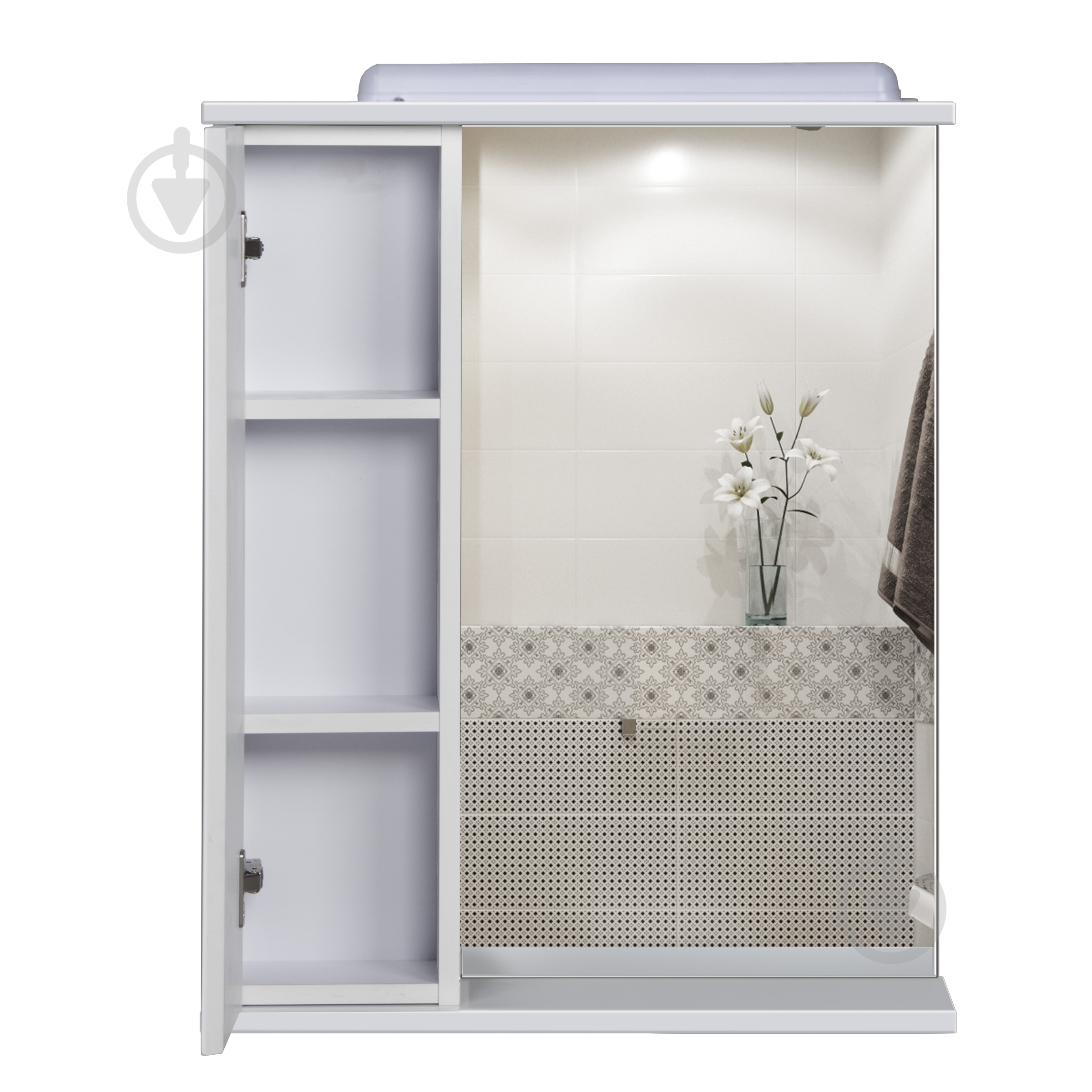 Зеркало со шкафчиком Мойдодыр СТ-60 - фото 4