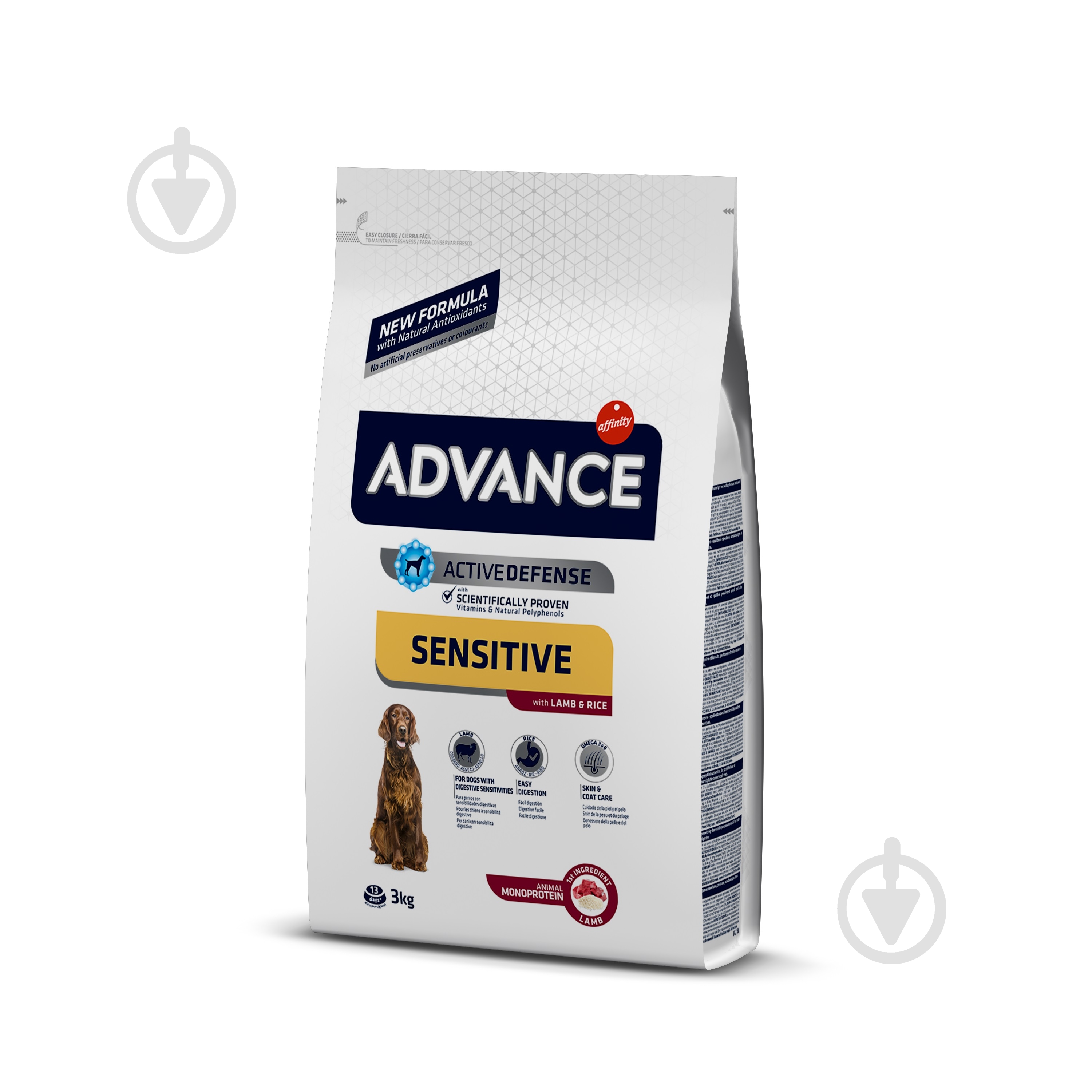 Корм для всех пород Advance Adult Lamb & Rice 3 кг (ягненок, рис) 3 кг - фото 1 Корм для всех пород Advance Adult Lamb & Rice 3 кг (ягненок, рис) 3 кг - фото 1