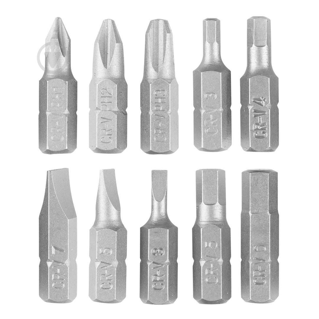 Набор бит GRAPHITE 10 шт. 56T514 - фото 1