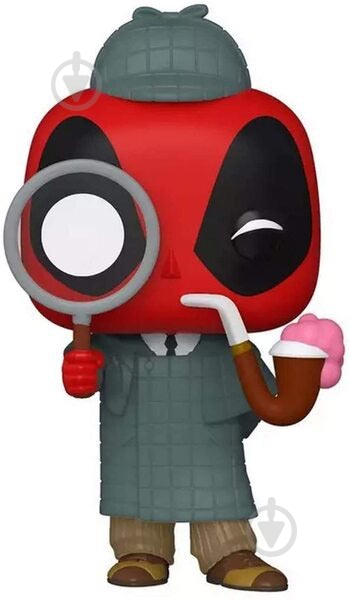 Фігурка Funko Bobble Marvel Deadpool 30th Sherlock Deadpool (Exc) 54691 (FUN2549967) - фото 1