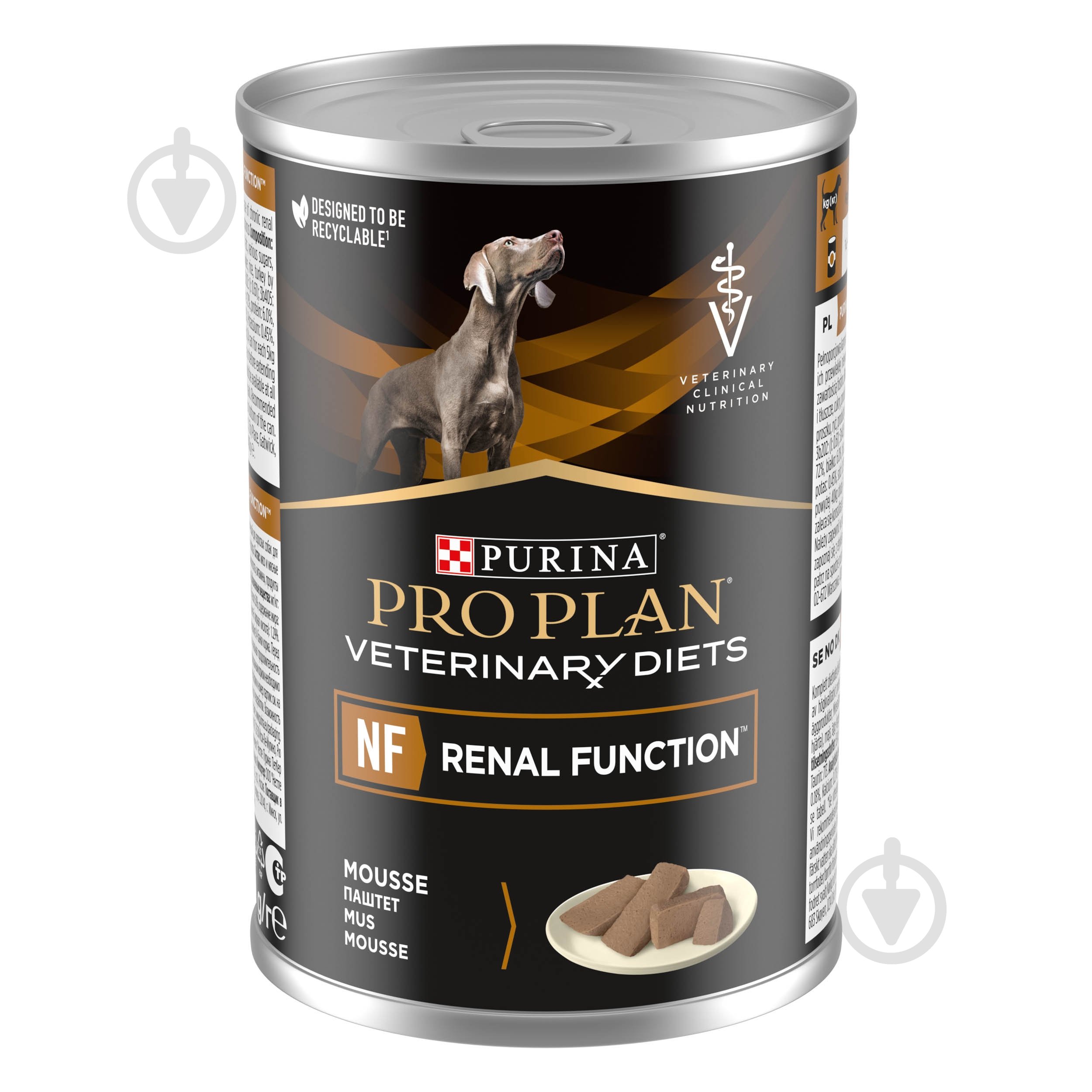 Корм для всех пород Pro Plan Veterinary Diets Veterinary Diets Renal Function 400 г (говядина, печень, рис) 400 г - фото 2