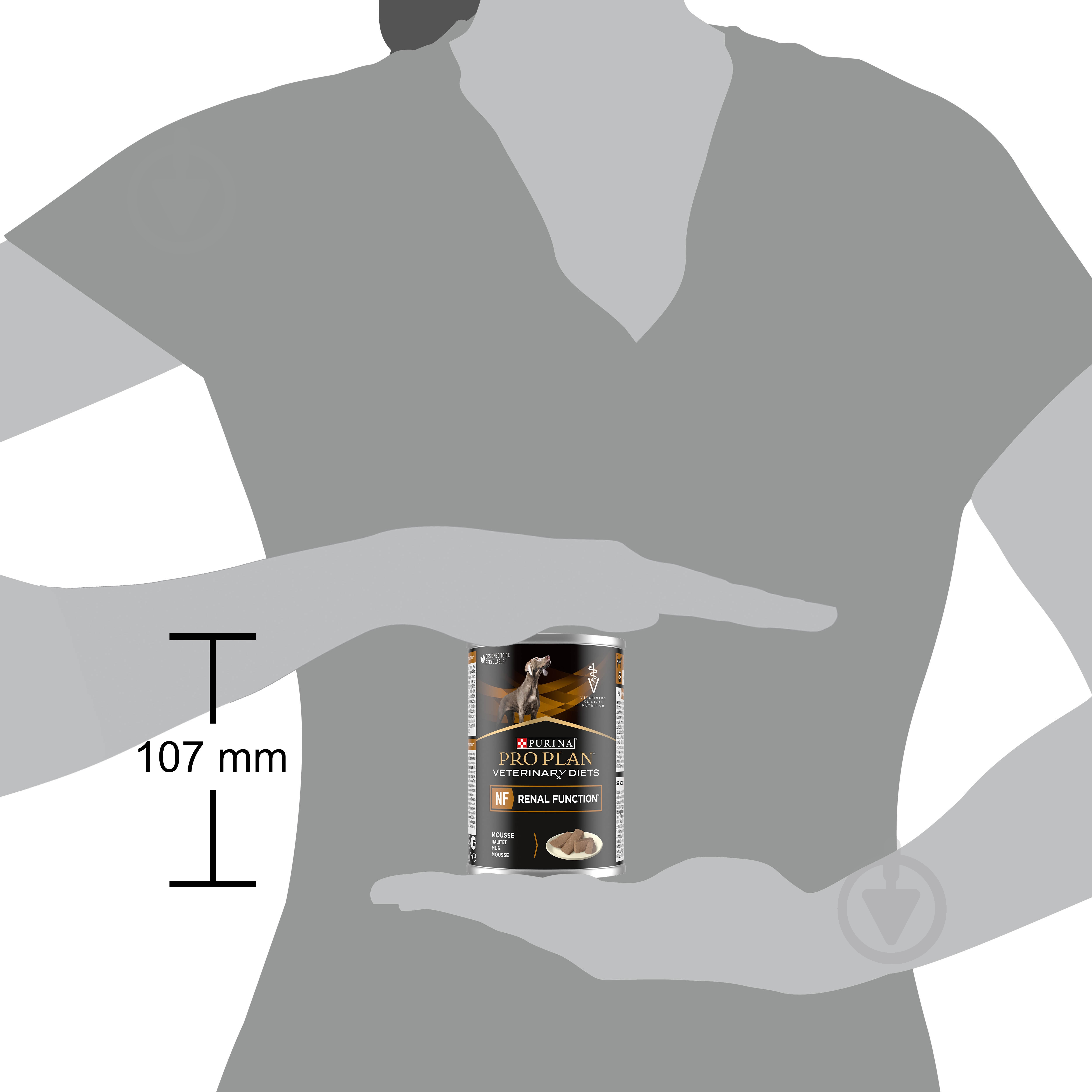 Корм для всех пород Pro Plan Veterinary Diets Veterinary Diets Renal Function 400 г (говядина, печень, рис) 400 г - фото 3