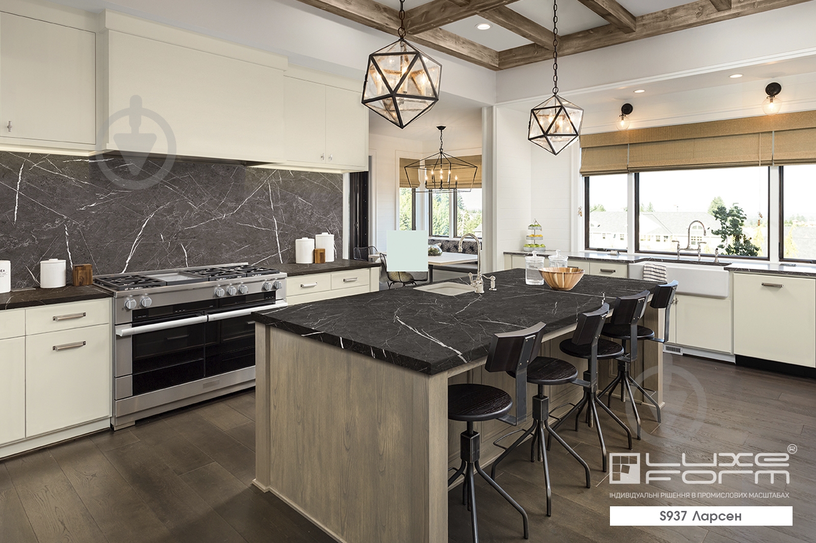Угловой сегмент LuxeForm S937 900x900x38 мм ларсен - фото 5 Угловой сегмент LuxeForm S937 900x900x38 мм ларсен - фото 5