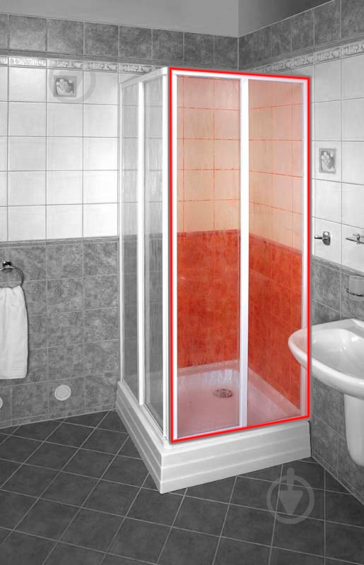 Стенка душевая Ravak SRV2-75 S TRANSPARENT - фото 1