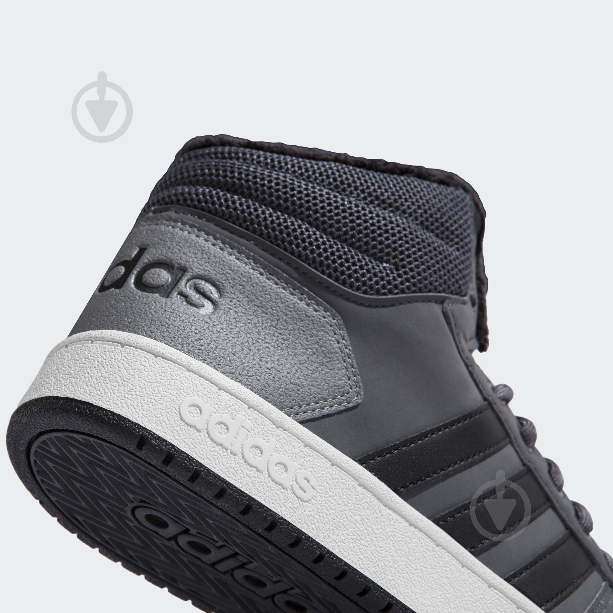 Черевики Adidas HOOPS 2.0 MID CG6615 р.45 1/3 сірий - фото 7 Черевики Adidas HOOPS 2.0 MID CG6615 р.45 1/3 сірий - фото 7