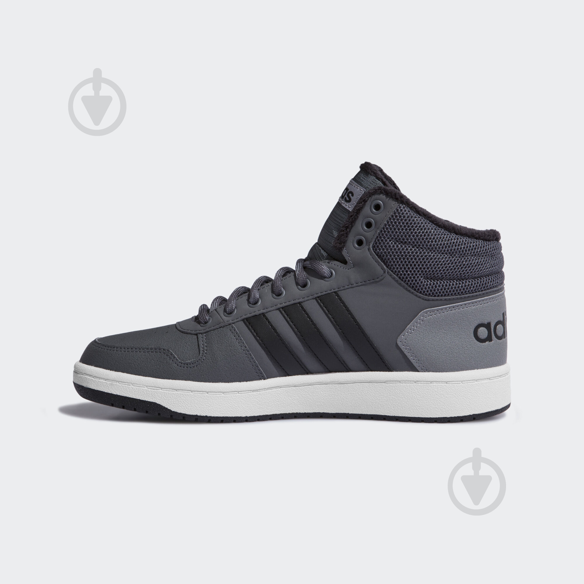 Черевики Adidas HOOPS 2.0 MID CG6615 р.46 2/3 сірий - фото 6