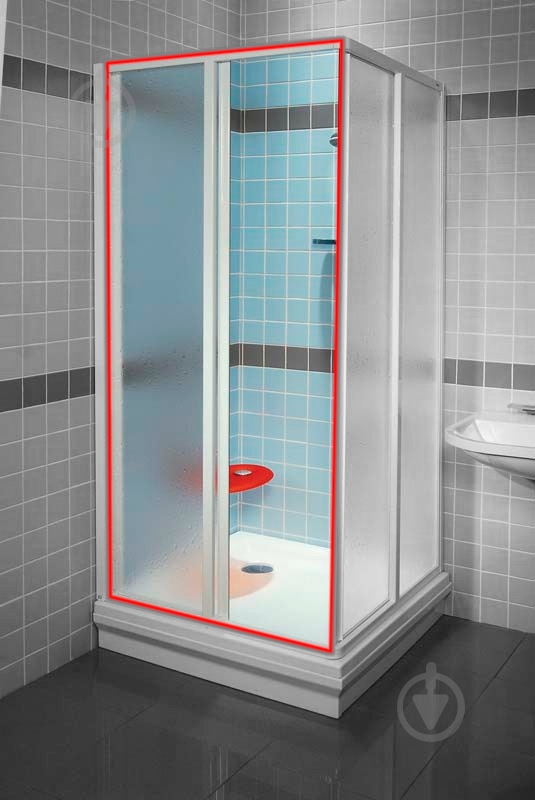 Стенка душевая Ravak SRV2-100 S PEARL - фото 1