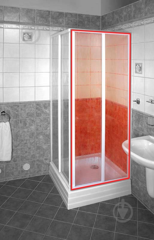 Стенка душевая Ravak SRV2-100 S TRANSPARENT - фото 1 Стенка душевая Ravak SRV2-100 S TRANSPARENT - фото 1