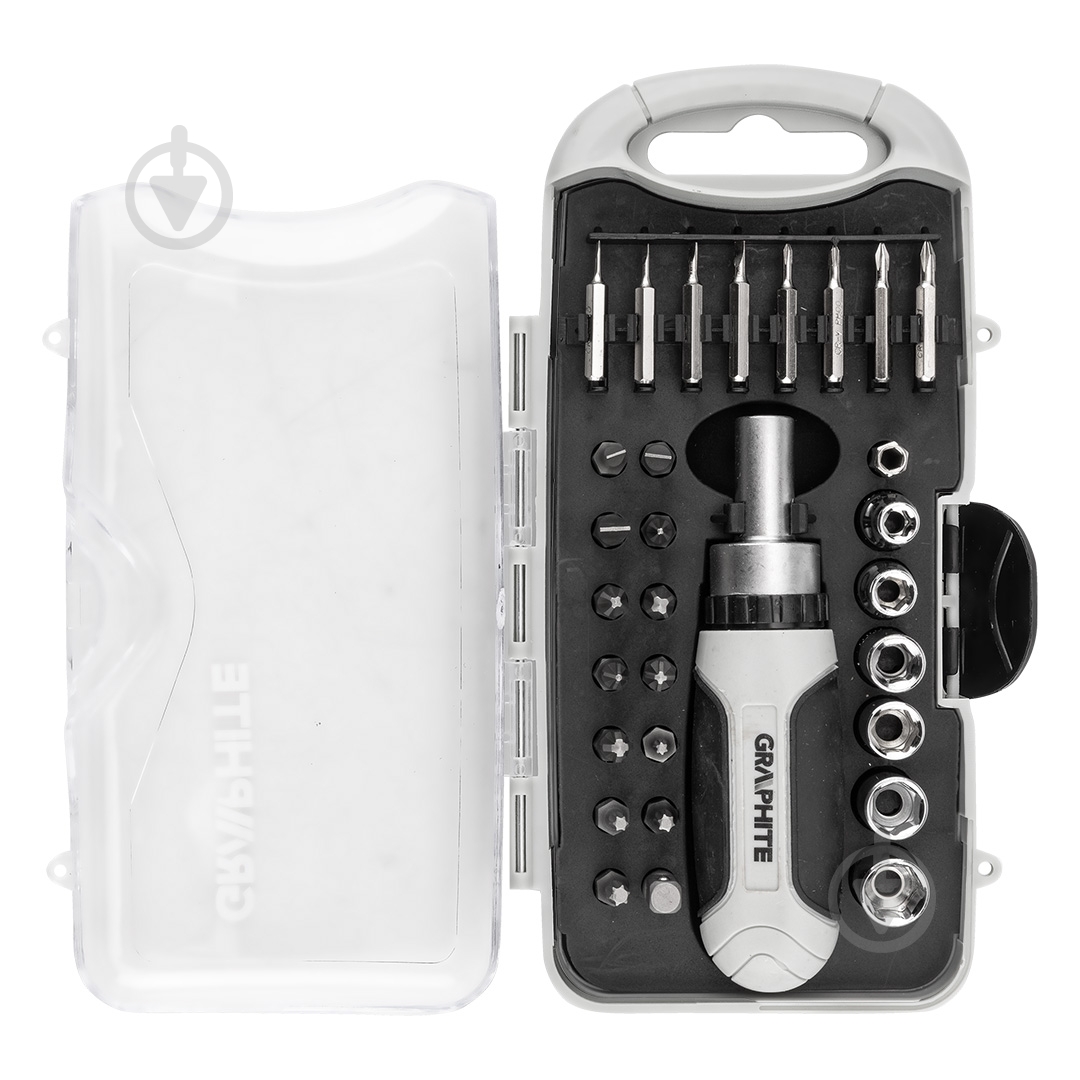 Набір біт GRAPHITE 30 шт. 56T561 - фото 1 Набір біт GRAPHITE 30 шт. 56T561 - фото 1