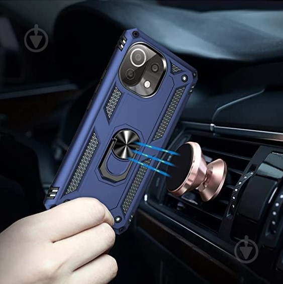 Чехол BeCover Blue (706643) для Xiaomi Mi 11 Lite - фото 4 Чехол BeCover Blue (706643) для Xiaomi Mi 11 Lite - фото 4