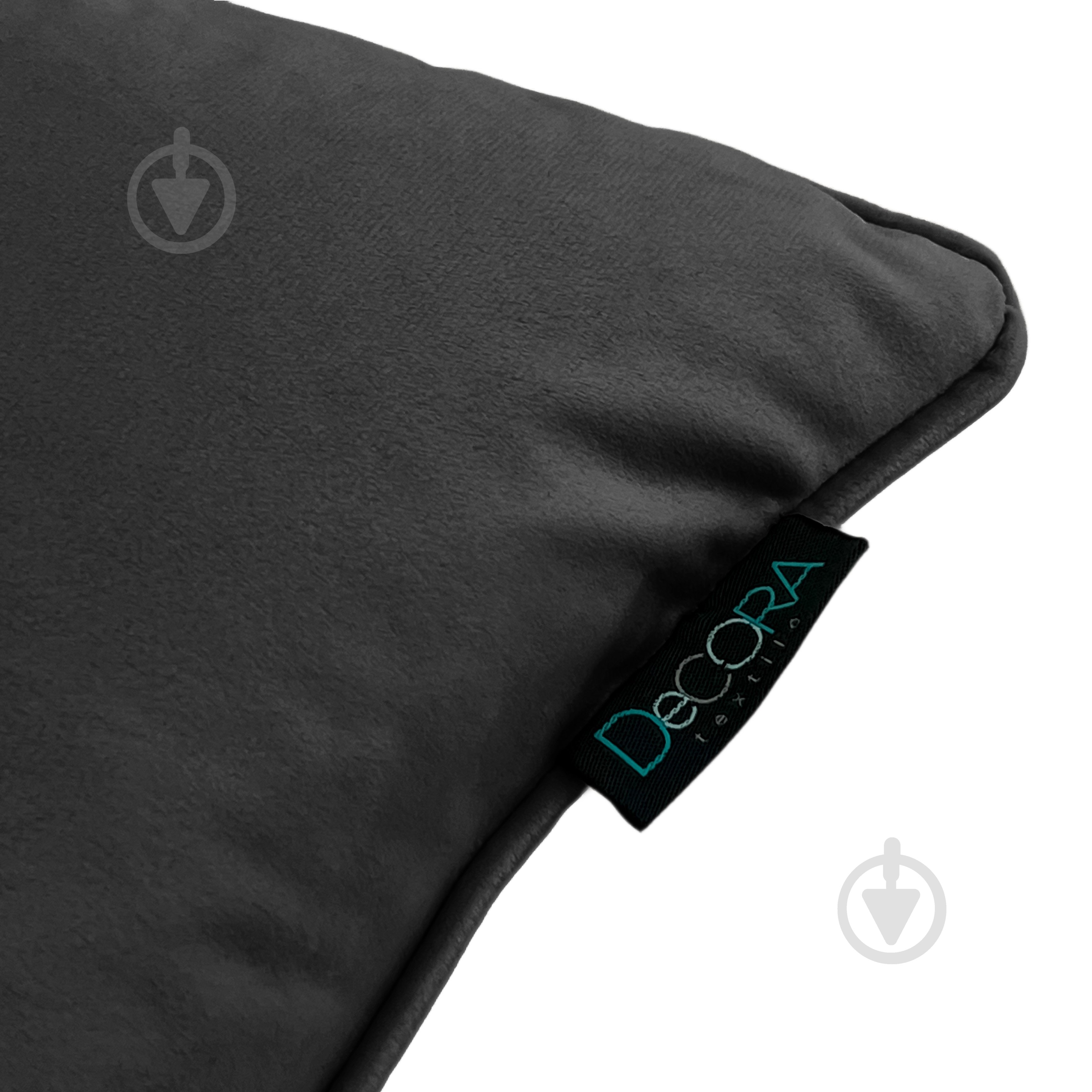 Подушка декоративная VELOUR с кантом 60x80 см черный Decora textile - фото 3 Подушка декоративная VELOUR с кантом 60x80 см черный Decora textile - фото 3