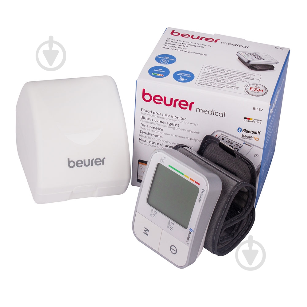 Тонометр Beurer BC 57 c Bluetooth - фото 1 Тонометр Beurer BC 57 c Bluetooth - фото 1