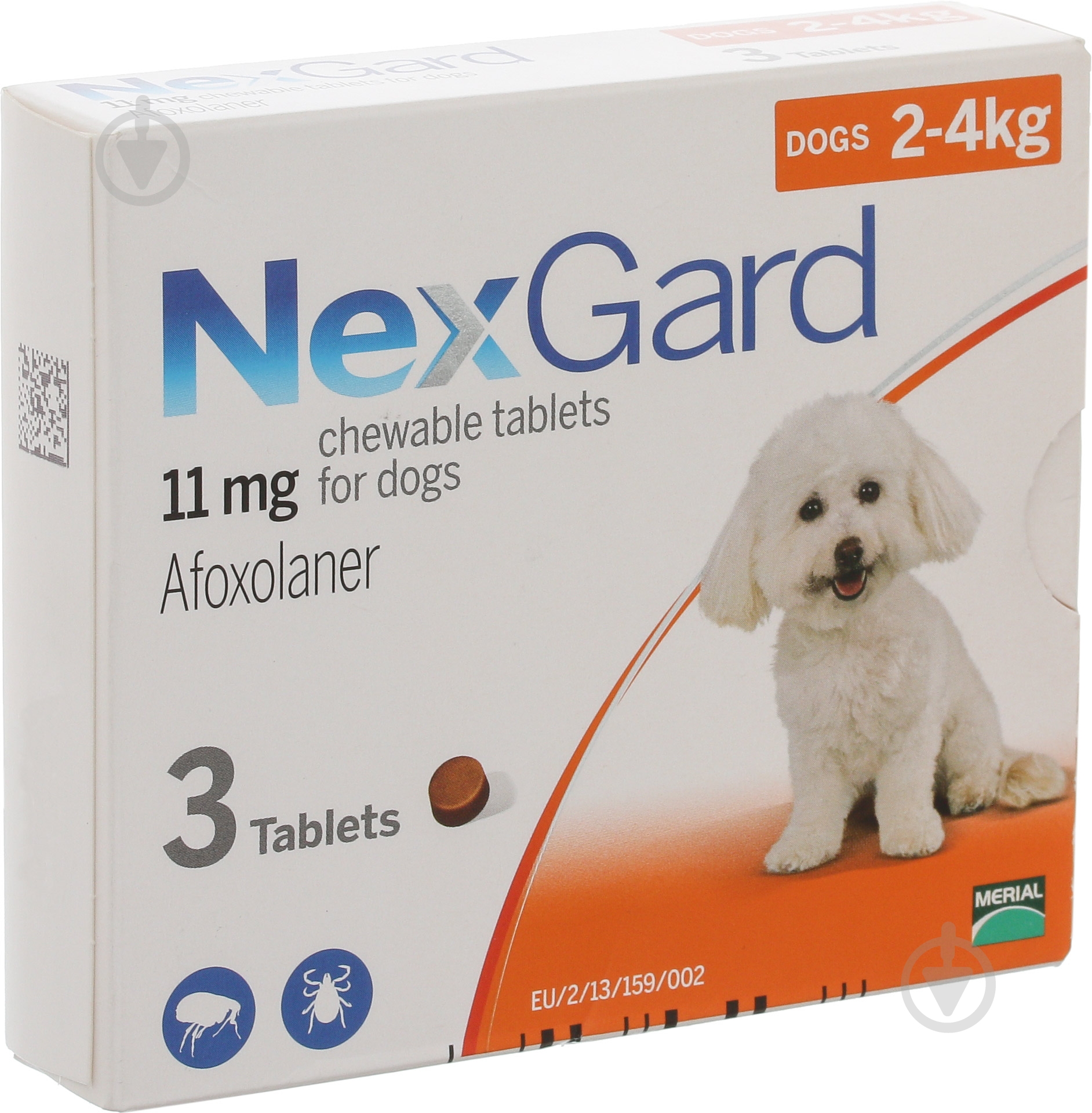 Таблетки жувальні для собак 2-4 кг Nexgard (за 1 табл. / в уп. 3 шт.) - фото 2