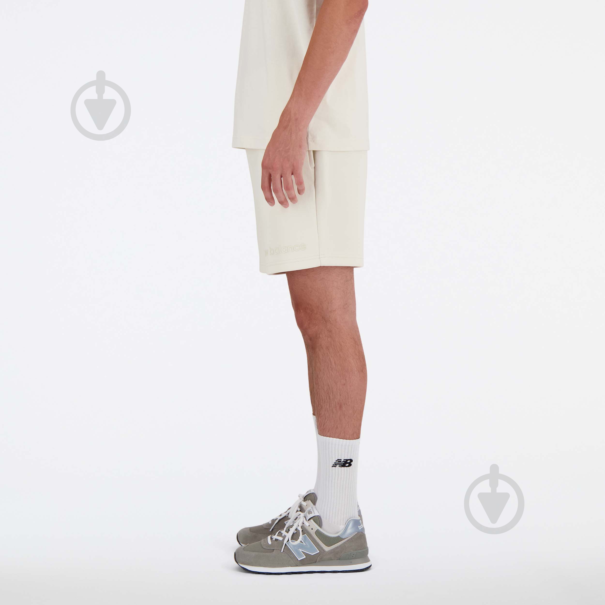 Шорты New Balance MS41552LIN р. S бежевый - фото 2 Шорты New Balance MS41552LIN р. S бежевый - фото 2