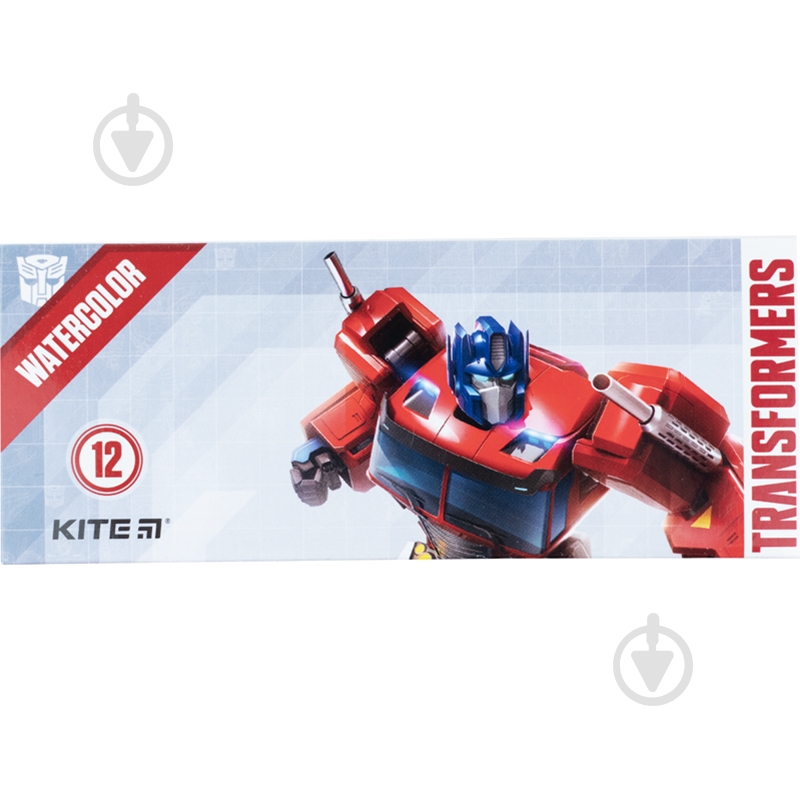 Краски акварельные Transformers 12 шт. TF22-041 KITE - фото 1