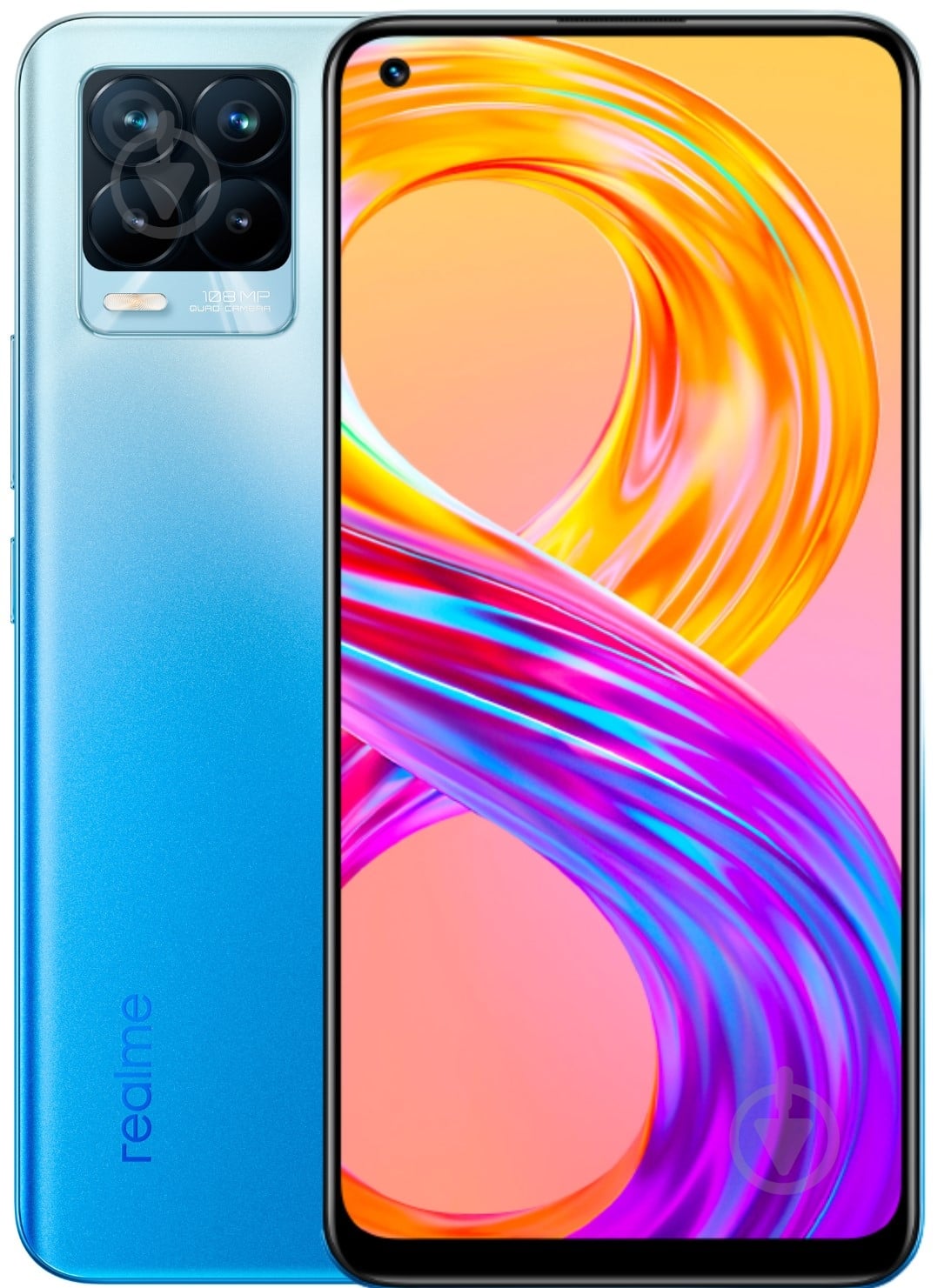 Смартфон realme 8 Pro 8/128GB infinite blue (RMX3081) - фото 1