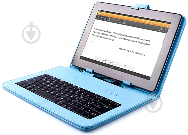 Чехол-клавиатура Vellini Universal 7”-8'' blue (215363) - фото 3