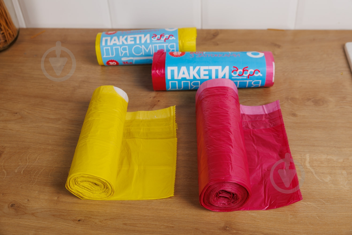 Мішки для сміття із затяжками Добра господарочка міцні 60 л 25 шт. (4820086521925) — фото 7