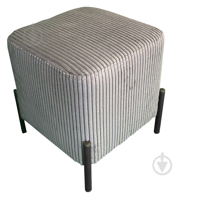 Пуф КВАДРО ZOOM 22 Graphite графит - фото 1