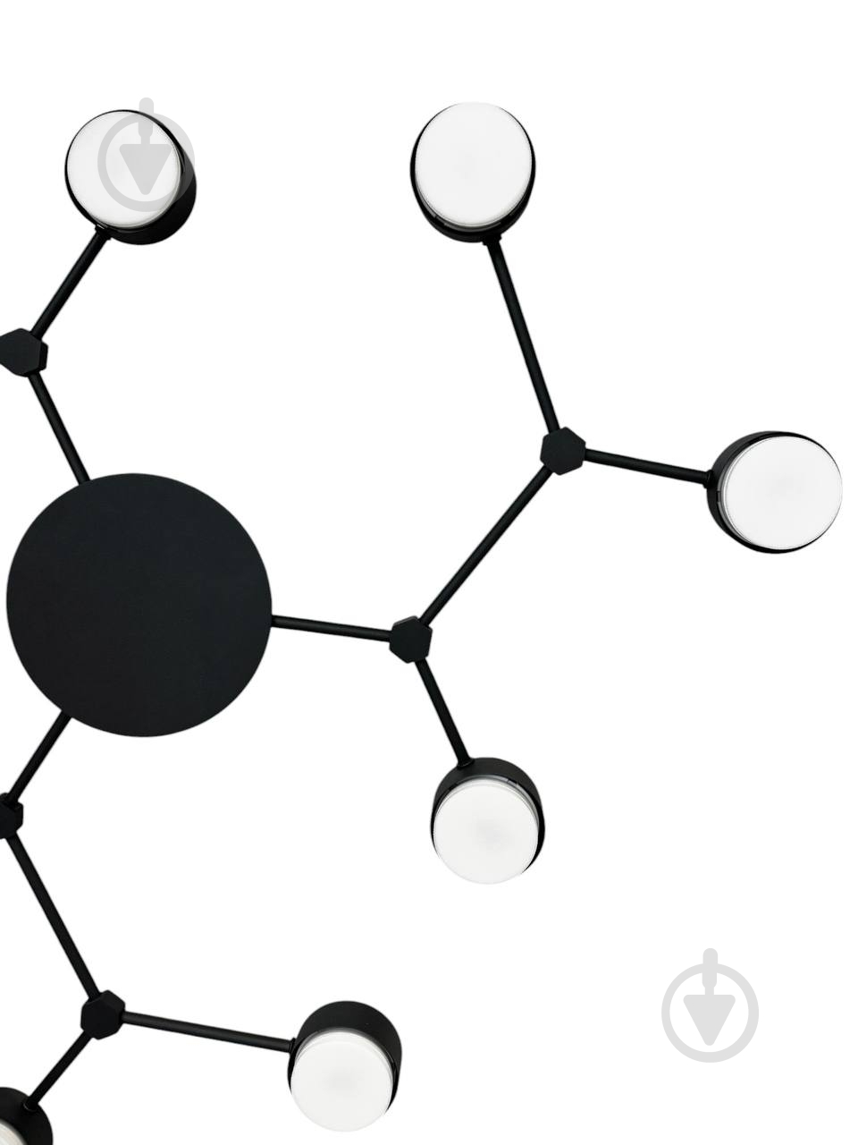 Люстра Светкомплект Atom 9xGX53 черный - фото 3