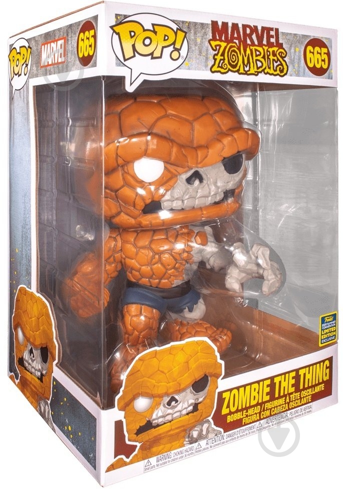 Фігурка Funko POP Bobble Marvel Zombies The Thing (FUN2549700) - фото 2
