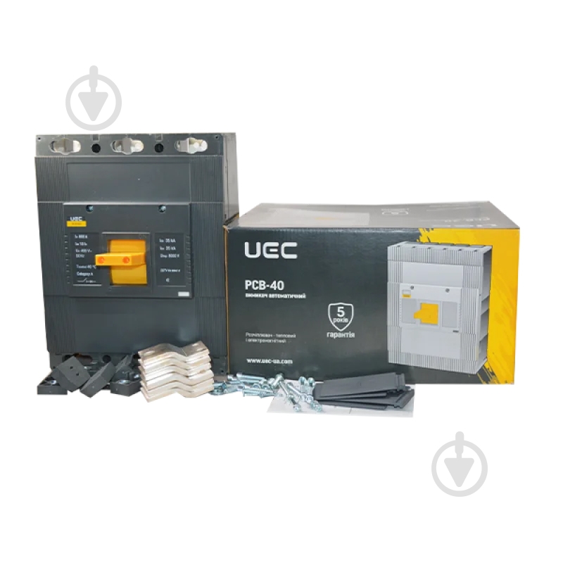 Автоматический выключатель UEC PCB40 3Р 800А 35кА MCCB-PCB-40-3-0800 - фото 3 Автоматический выключатель UEC PCB40 3Р 800А 35кА MCCB-PCB-40-3-0800 - фото 3